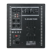Sound Town STP Series Power Amp Plates for PA Speakers and Subwoofer 700W RMS,Class D, w/High-Pass Filter Outputs