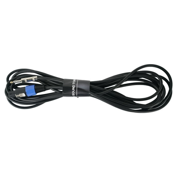 Sound Town Speakon to Speakon Speaker Cable, 25 Feet, 12 Gauge, 2 Conductor, Male to Male (STC-12NN25)