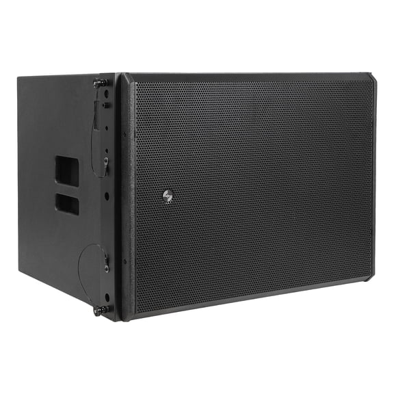 Sound Town ZETHUS-A Series 18" 1600W Powered Line Array Subwoofer with Class-D Amplifier, DSP Presets, Birch Plywood, Black (ZETHUS-A18SPW)