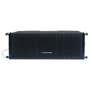Sound Town ZETHUS Series 2 X 5 Line Array Loudspeaker System with Titanium Compression Driver, Black ZETHUS-205V2