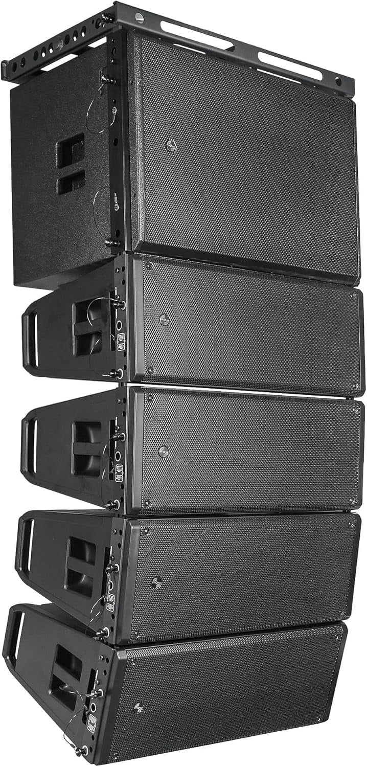Sound Town ZETHUS Series Line Array Speaker System with Four Dual 10 ...