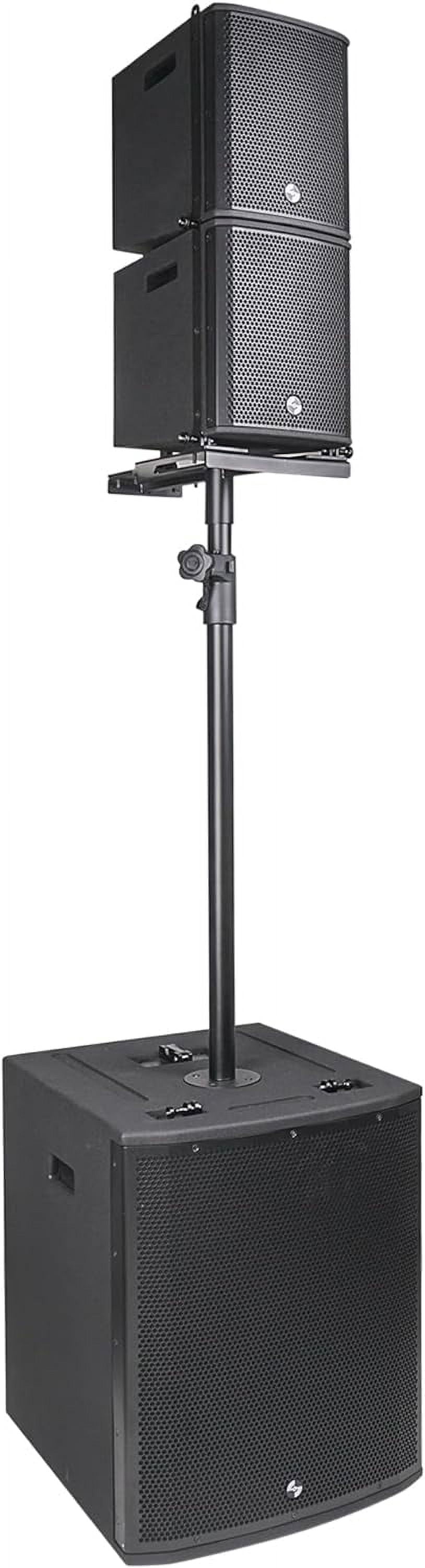 Stand Array Sound Town ZETHUS Series Powered Line Array Speaker System with One 15 ...