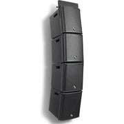 Sound Town ZETHUS Series Powered Line Array System with Ultra-Compact Line Array Loudspeakers with Class-D Amp, DSP, for Live Sound, Stage, Clubs, Churches and Schools ZS-M3PWX4