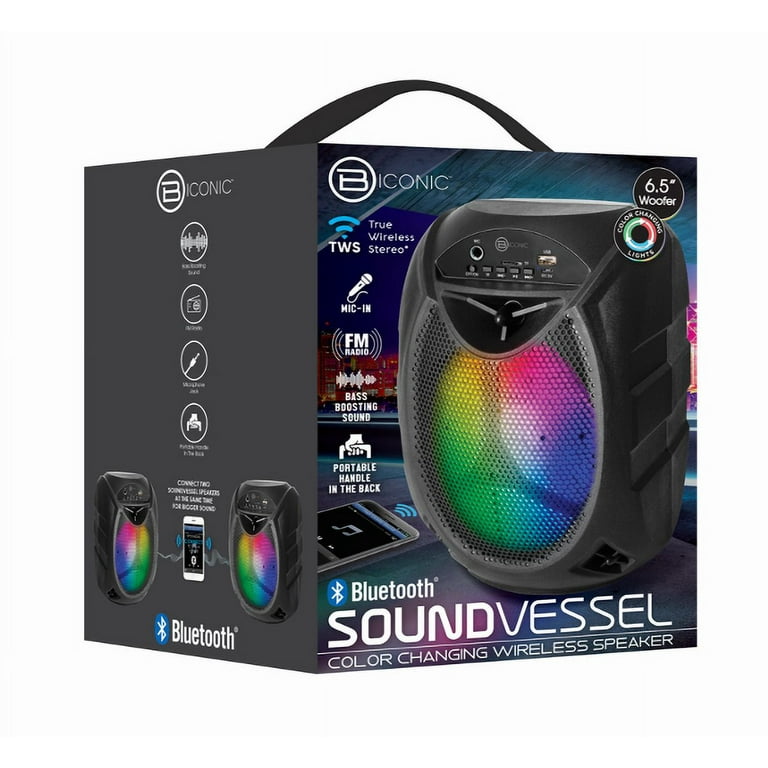 Sound Vessel Wireless Color Changing Wireless Speaker 6.5