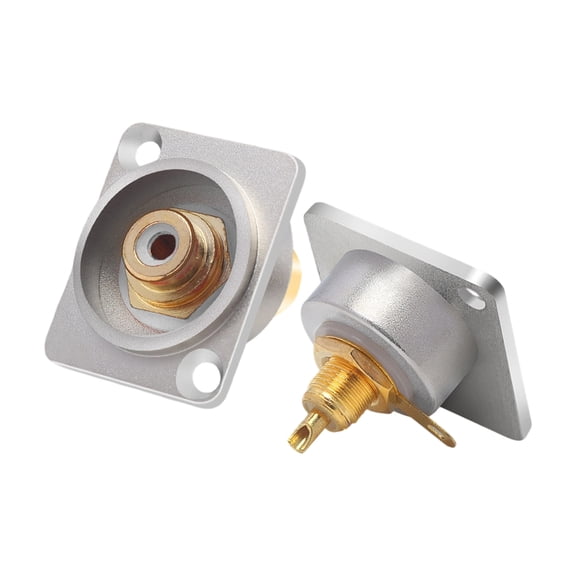 Sound Video Female to Female Socket for Stable Connection Between Televisions and Sound Equipment Featuring Alloy