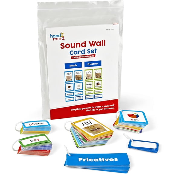 Sound Wall Classroom Phonics Kit, Letter Sounds for Kindergarten, Speech Therapy, Phonemic Awareness, ESL Teaching Materials, Science of Reading Manipulatives (169 Cards)