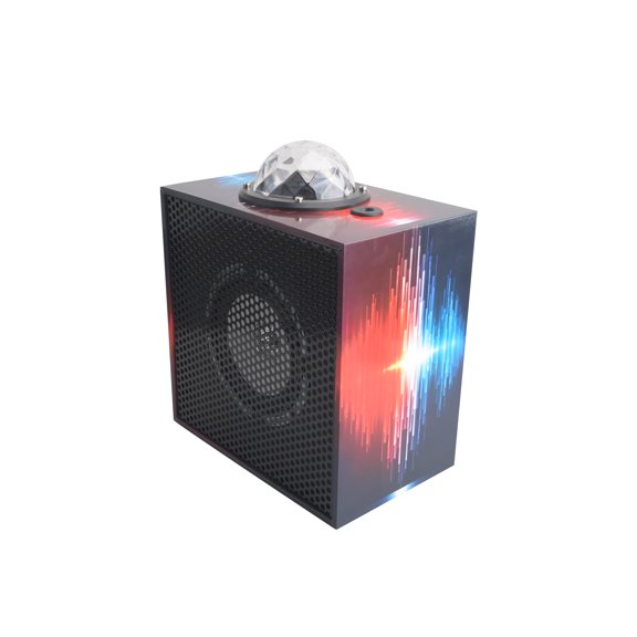 Sound Waves Beat Box - Bluetooth Speaker with Laser Lights - (WE-BEAT BOX-SW)