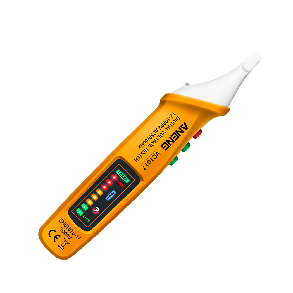 Sound and Light Warning Pencil Voltage Tester with Flashlight Pencils