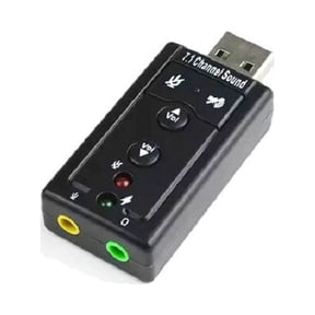 [Sound card] Supply analog 7.1USB external independent sound card computer accessories analog sound car,2pack