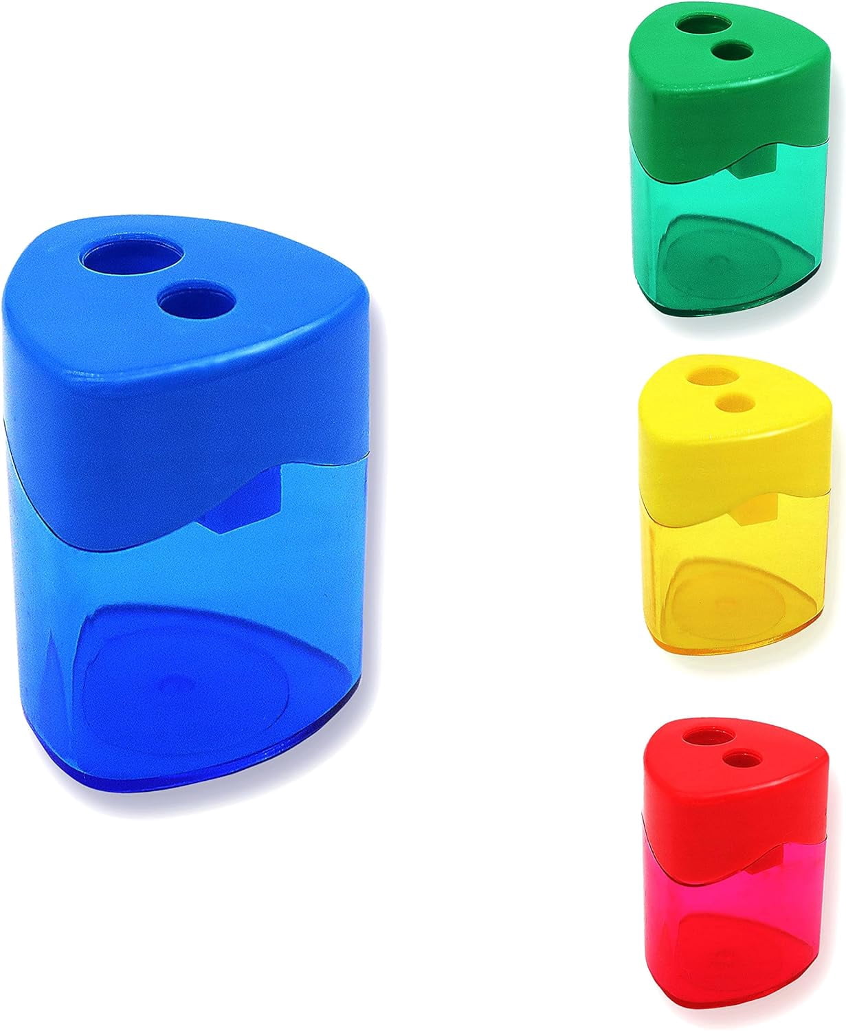 Sound and light pencil sharpener, 4-pencil sharpener manual, Double