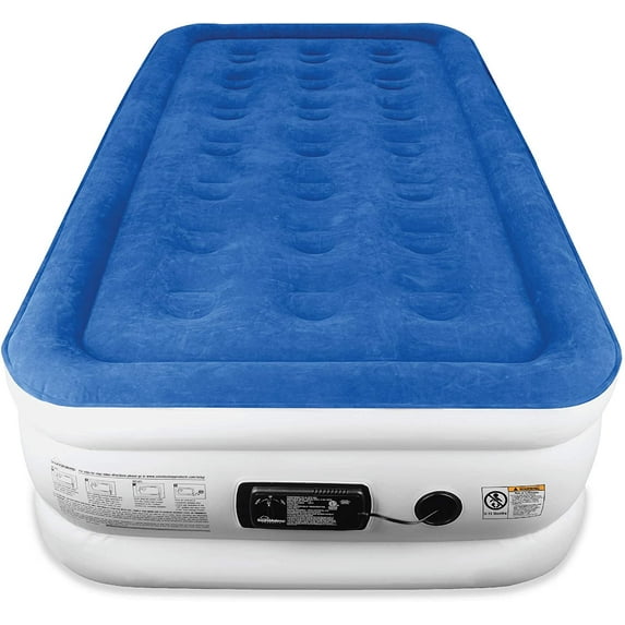 SoundAsleep Dream Series Air Mattress with ComfortCoil Technology & Internal High Capacity Pump - Twin