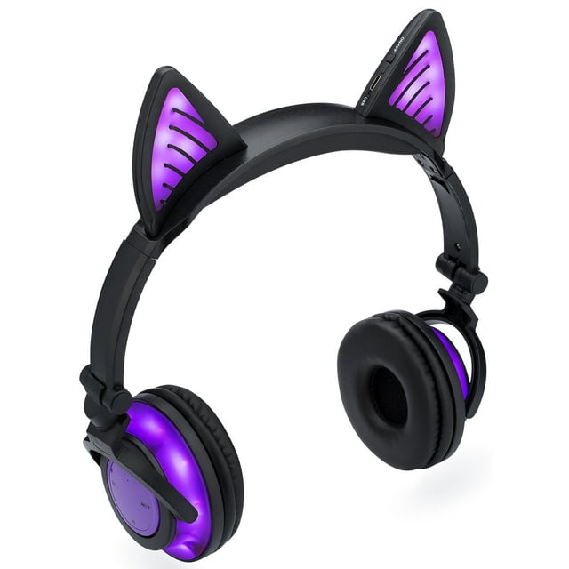 SoundBeast Cat Ear Bluetooth Headphones Wireless MIC Headset with