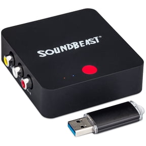 SoundBeast Video To Digital Converter - Record Video & Audio from VCR, VHS Tapes, AV, RCA, Hi8, Camcorder, DVD, Gaming Systems - Saves to USB Flash Drive [Requires Working VCR/Camcorder & Tapes]