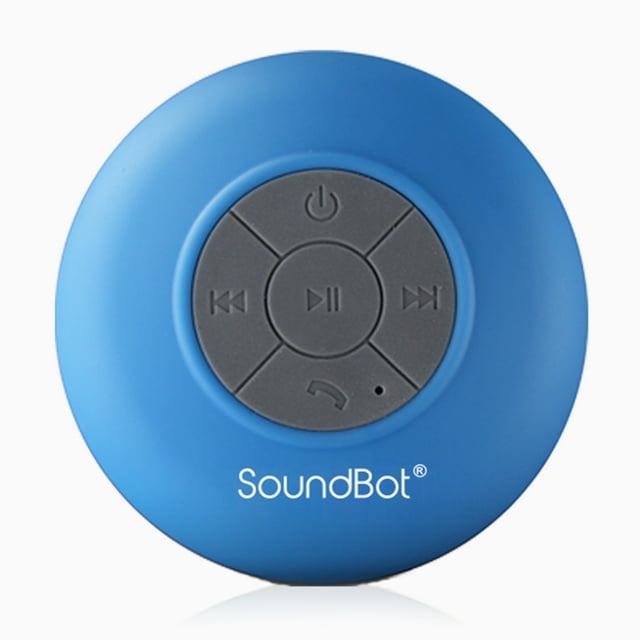 SoundBot 1.59 oz Portable Bluetooth Speaker, Blue, SB510-BLU