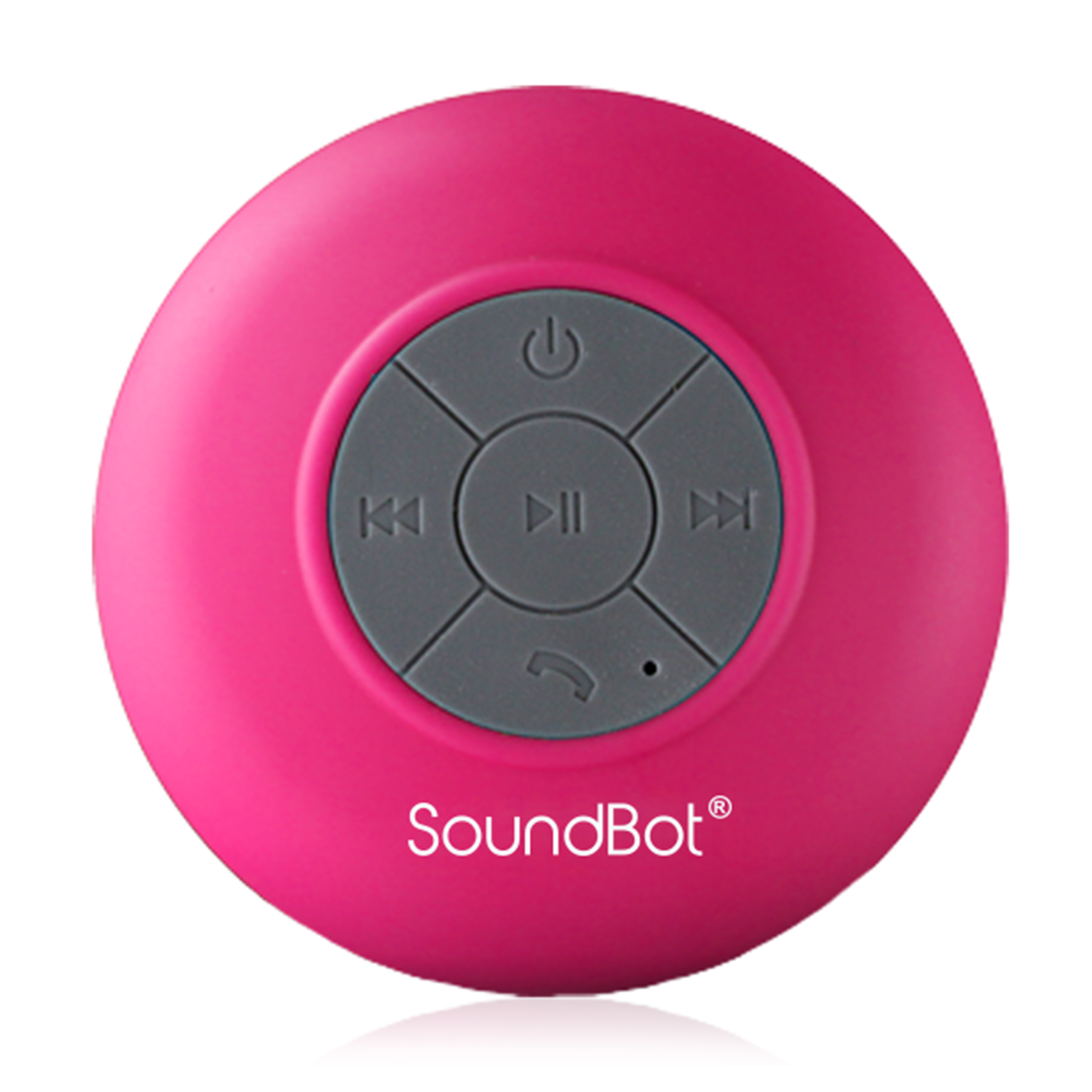 SoundBot SB510 1.59 oz Water Resistant Bluetooth Shower Speaker - Pink - image 1 of 5