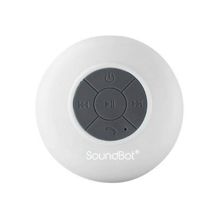 SoundBot Portable Bluetooth Speaker, White, SB510