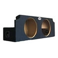thumbnail image 1 of SoundBox Formed Series Dual 12" Subwoofer Enclosure Loudspeaker Cabinets, Black, 1 of 5