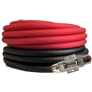 SoundBox KIT4-25RB, 4 Gauge 50' CCA Red/Black Amplifier Power/Ground Amp Wire