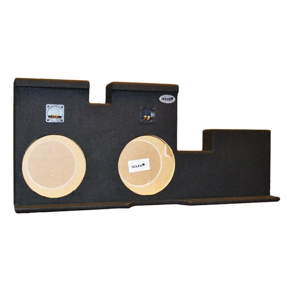 SoundBox Formed Series Dual 10" Subwoofer Enclosure for Toyota Tundra Double Cab 2007-2017