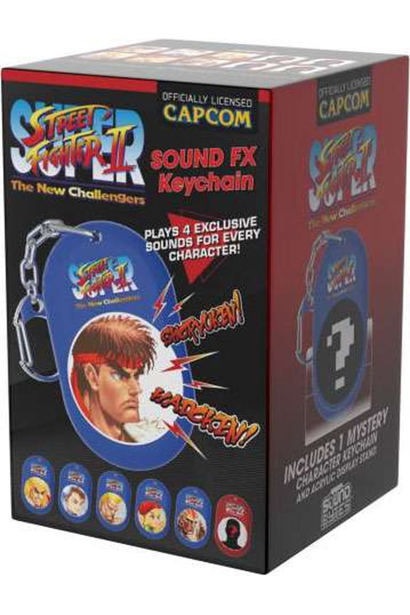 SoundBytes Super Street Fighter II Keychain Mystery Pack (1 RANDOM Character)