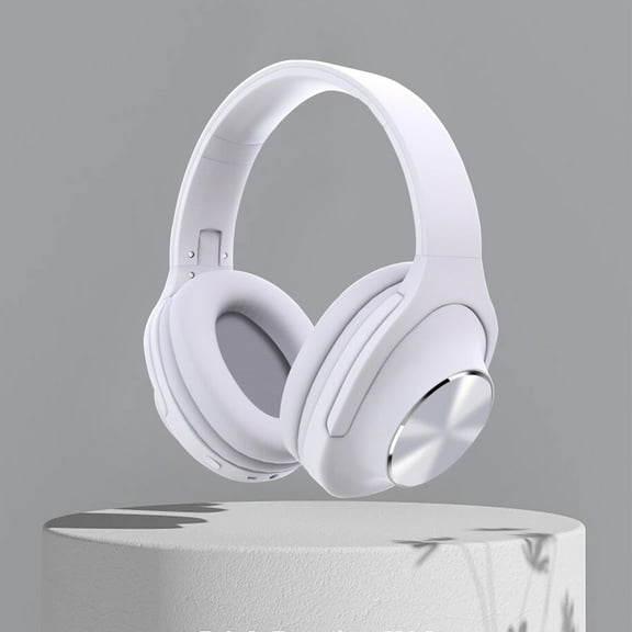 SoundForm Mini Kids Wireless Headphones w/Built-in Microphone, 30H of Playback Time, Fun Stickers, & Case - Over-Ear Headsets for Online Learning, School, iPhone, iPad, Galaxy, & More - White