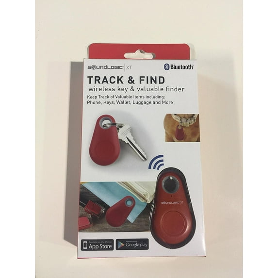 SoundLogic XT Track and Find Wireless Key & Valuable Finder Blue
