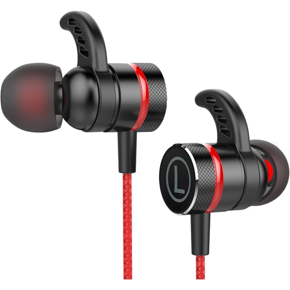 SoundMaster Pro V1 - Gaming Earphones with Dual Audio Drivers,Battle Buds,in-Line Mic with Mute and Volume Control, Compatible with Xbox Series,Xbox One,PS5,PS4,Switch,Pc with 3.5mm Aux
