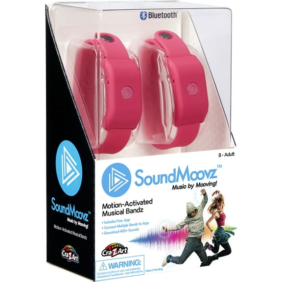 SoundMoovz Musical Bandz by Cra-Z-Art - Pink