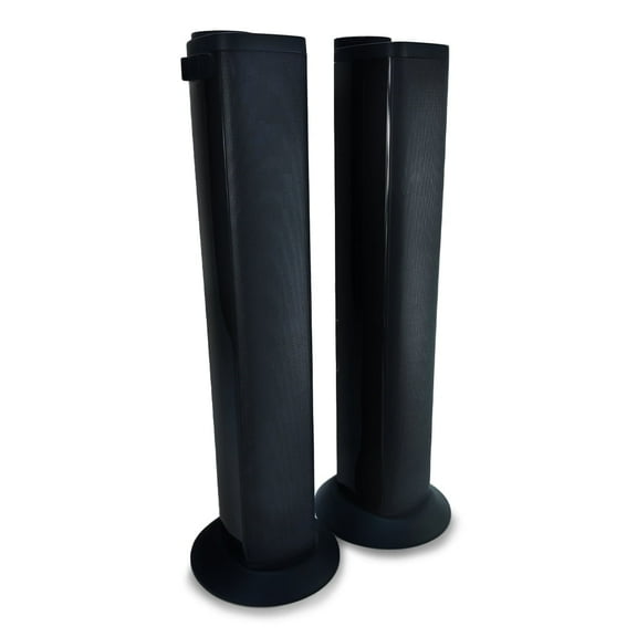 SoundPro SPG-1750 2-in-1 LED Bluetooth Portable Connectable Tower Stereo Speaker System Soundbar Bundle