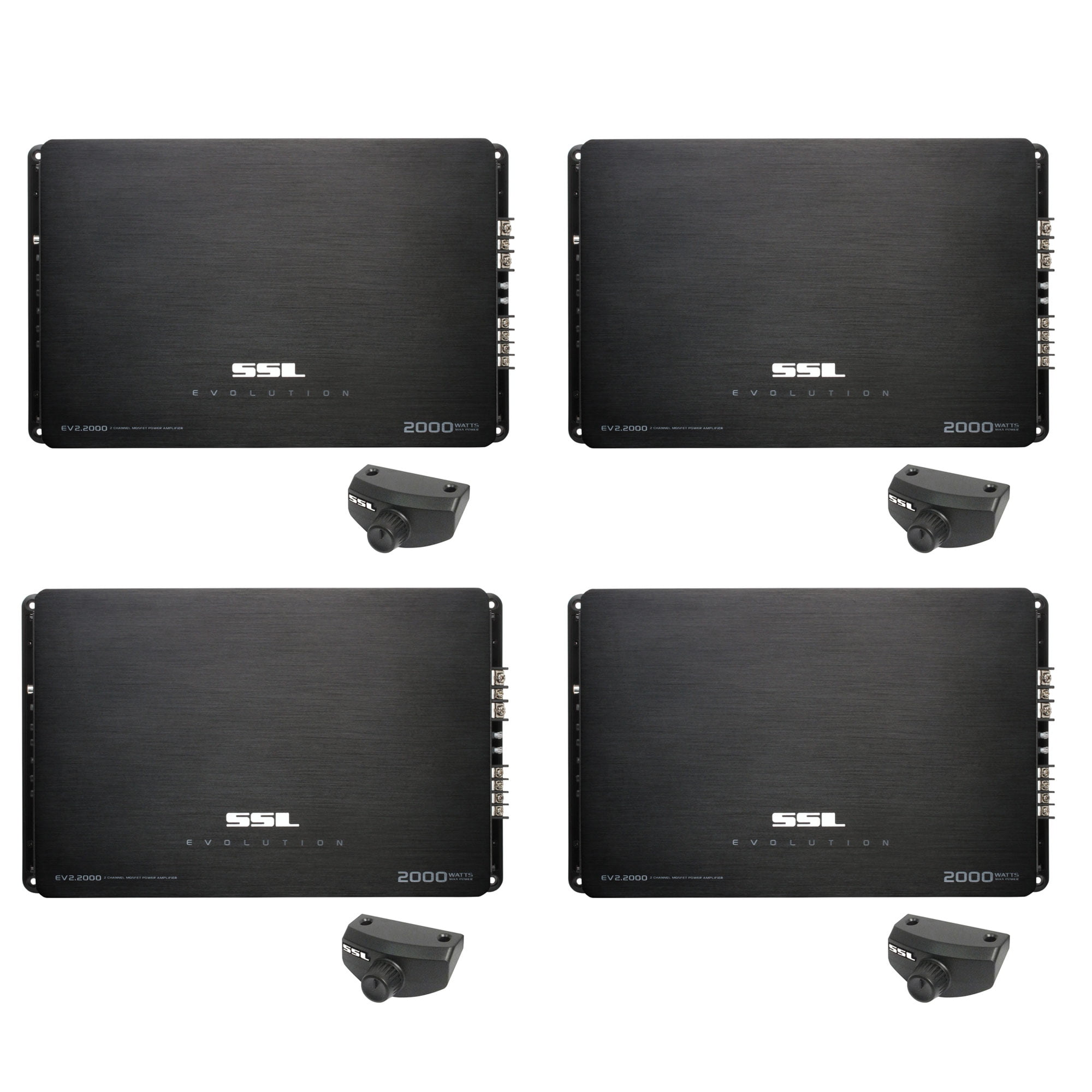 SoundStorm 2000W 2 Channel Car Power Amplifier Stereo Amp + Remote (4