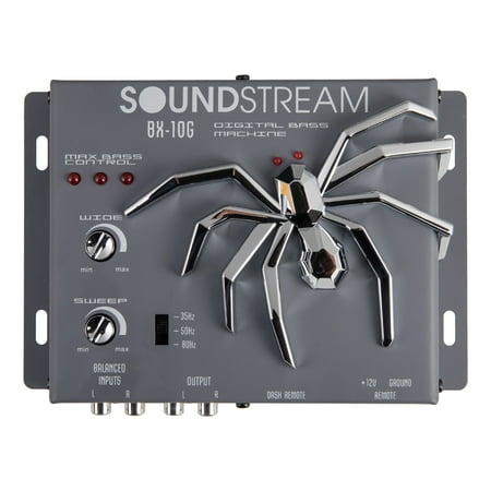 SoundStream BX-23Q Car Audio Bass Booster Restoration Processor, Black