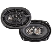 SoundStream PS.69 6x9 500 Watts Max Power 4-Way Full Range Coaxial Car Audio Speakers
