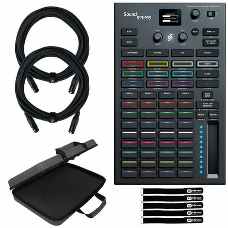 SoundSwitch Control One Professional Lighting Controller with Premium Multipurpose EVA Case Package