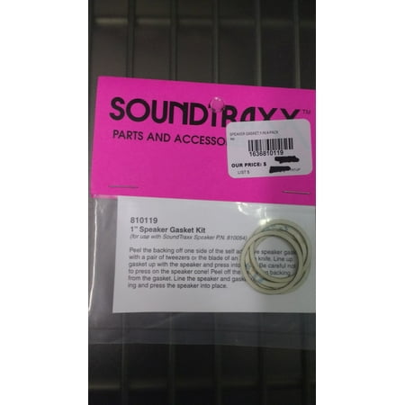 SOUNDTRAXX Speaker Gasket Kit 28mm 4 TUC810119 Misc. Train Accys Non Scale