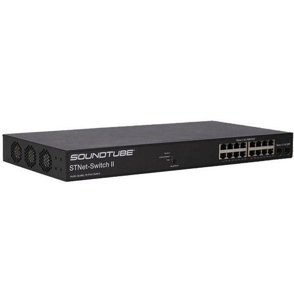 SoundTube STNET-SWITCH-II 17.4 in. Stnet Switch-II, Black