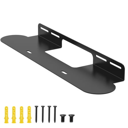 Soundbar Mount Wall Mount Black - Heavy Duty Wall Bracket Mount Mounting Bracket for Space Saving