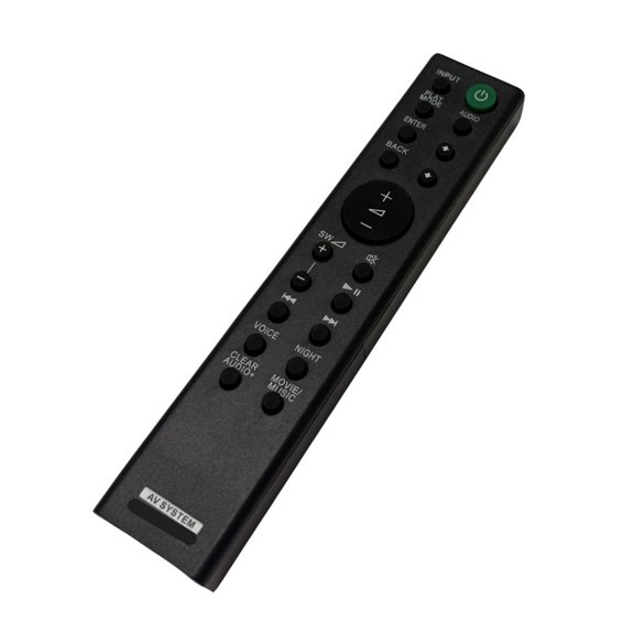 Soundbar Remote Control Compatible With Sony Model Numbers SACT291, SA-CT291, SAWCT290, SA-WCT290, SAWCT291, SA-WCT291
