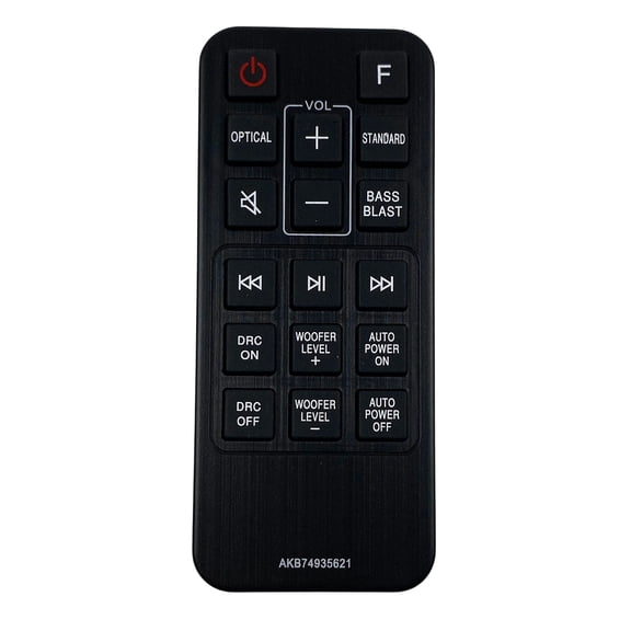 Soundbar Remote Control Replacement Compatible for AKB74935621 Repair Quick Response