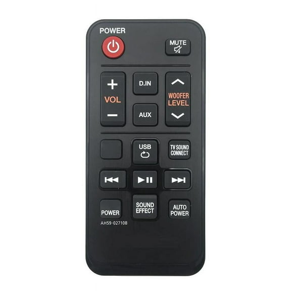 Soundbar Remote Lightweight Remote Controller for SamsungHW-J250 HW-JM25 for ECH