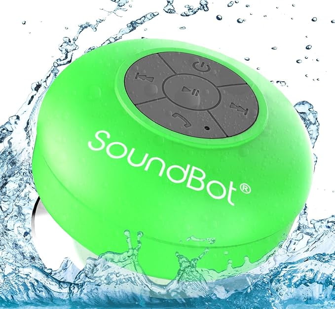 Soundbot SB510 HD Water Resistant Bluetooth Shower Speaker, Handsfree ...