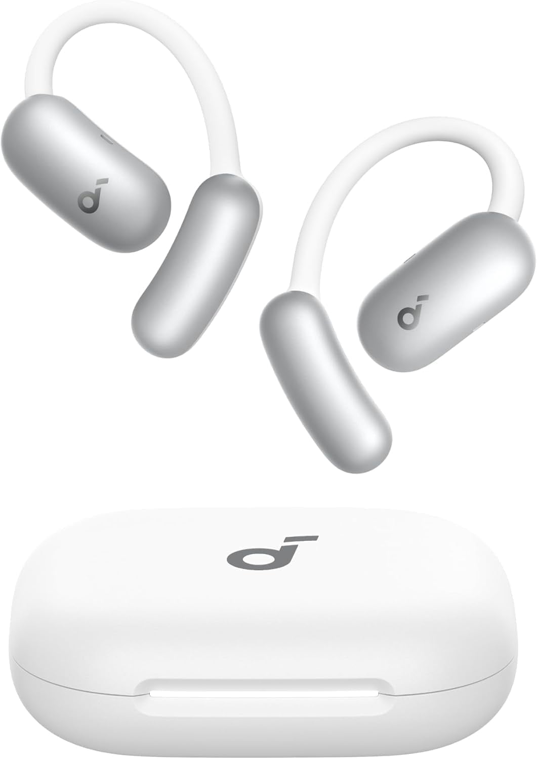 Soundcore AeroFit 2 AI Open-Ear Headphones, Pressure-Free Fit, 2X