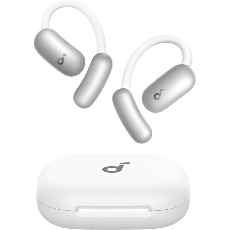 Soundcore AeroFit 2 AI Open-Ear Headphones, Pressure-Free Fit, 2X