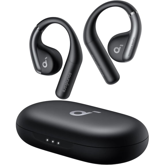 Soundcore by Anker, AeroFit Open-Ear Headphones, Ultra Comfort, Snug Fit, Ergonomic Ear Hook, Balanced Sound, IPX7 Waterproof, 42H Playtime, Bluetooth 5.3, App Control, Clear Calls, Wireless Earbuds