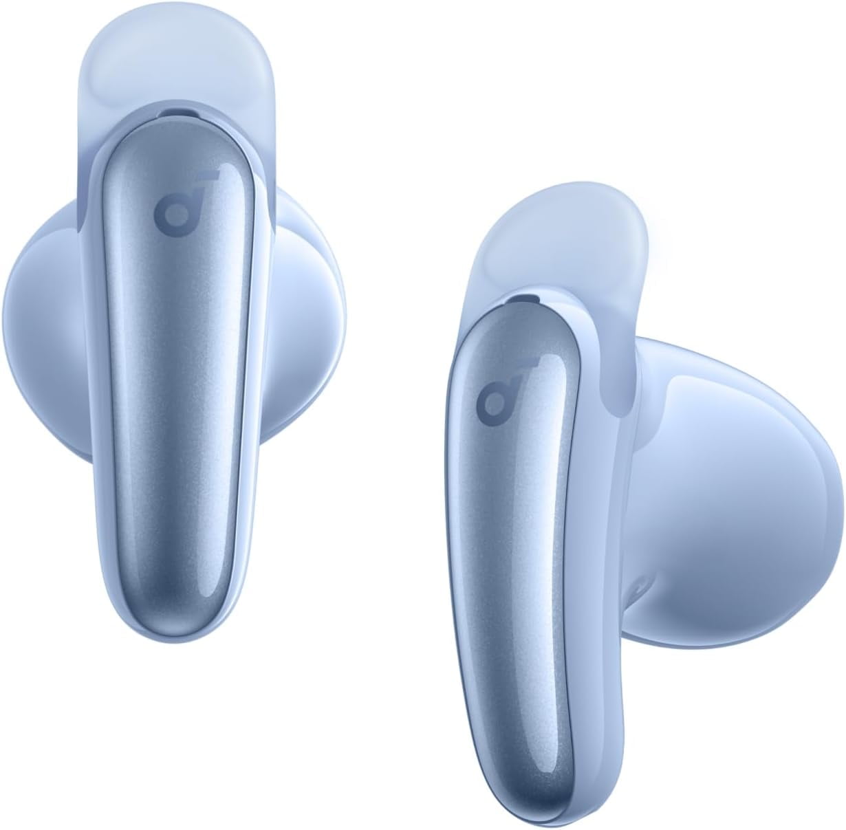 Soundcore by Anker Liberty Buds, Semi-in-Ear Earbuds, with Real-Time Adaptive ANC, Spatial Audio, 30H Playtime, Fast Charging, Translation, Wireless Bluetooth Headphones