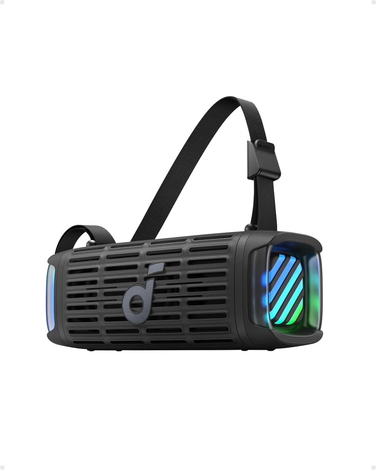 Soundcore Boom 3i by Anker, Rugged Outdoor Speaker, IP68 Waterproof, Floating Playback, Saltwater-Resistant, BassUp 2.0, 50W, Bluetooth 5.3, 16H Playtime, Tws, Kayak/Fishing/Camping
