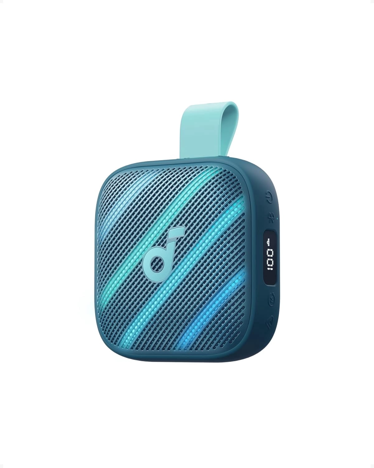 Soundcore Boom Go 3i by Anker Portable Speaker, 15W Punchy Sound, 24H Playtime, Bluetooth 6.0, BassUp 2.0, IP68, Emergency Charging for Hiking/Cycling/Camping