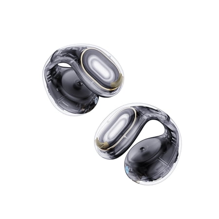 Soundcore C30 by Anker, Open-Ear Earbuds, Clip-On Headphones, Lightweight Comfort, Small-Ear Friendly, Stable Fit, Firm-Shell Design, Attachable Ear Grips, Big Drivers for Clear Audio, 30H Pl, Black