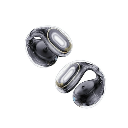 Soundcore C30 by Anker, Open-Ear Earbuds, Clip-On Headphones, Lightweight Comfort, Small-Ear Friendly, Stable Fit, Firm-Shell Design, Attachable Ear Grips, Big Drivers for Clear Audio, 30H Pl, Black