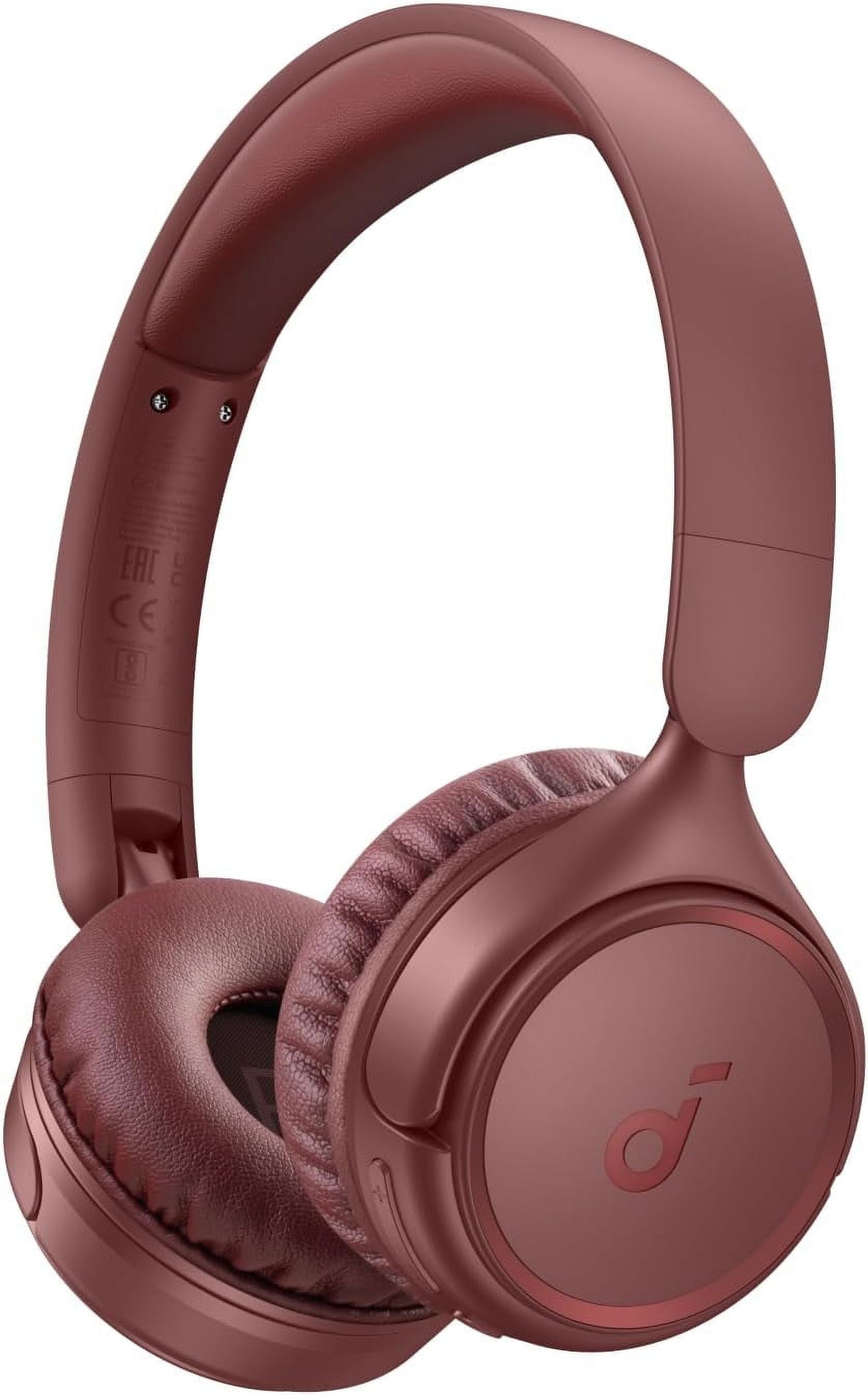 Anker Soundcore H30i ワイヤレスヘッドホン　レッド　ボルドー Soundcore H30i Wireless On-Ear Headphones, Bluetooth, 70H Playtime