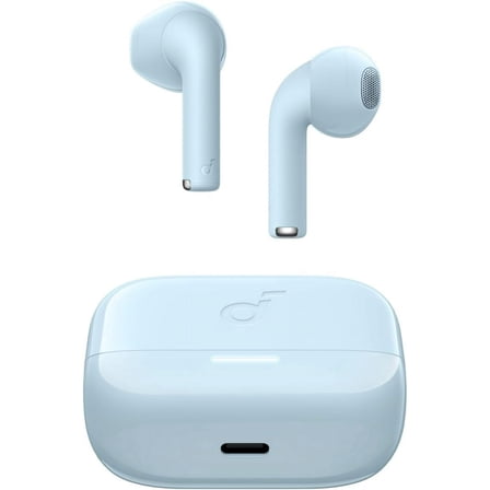 Soundcore K20i Semi-in-Ear Earbuds by Anker, 36H Playtime, Fast Charge, ENC 2-Mic Calls, Clear Sound, IPX5, Bluetooth 5.3, App Control